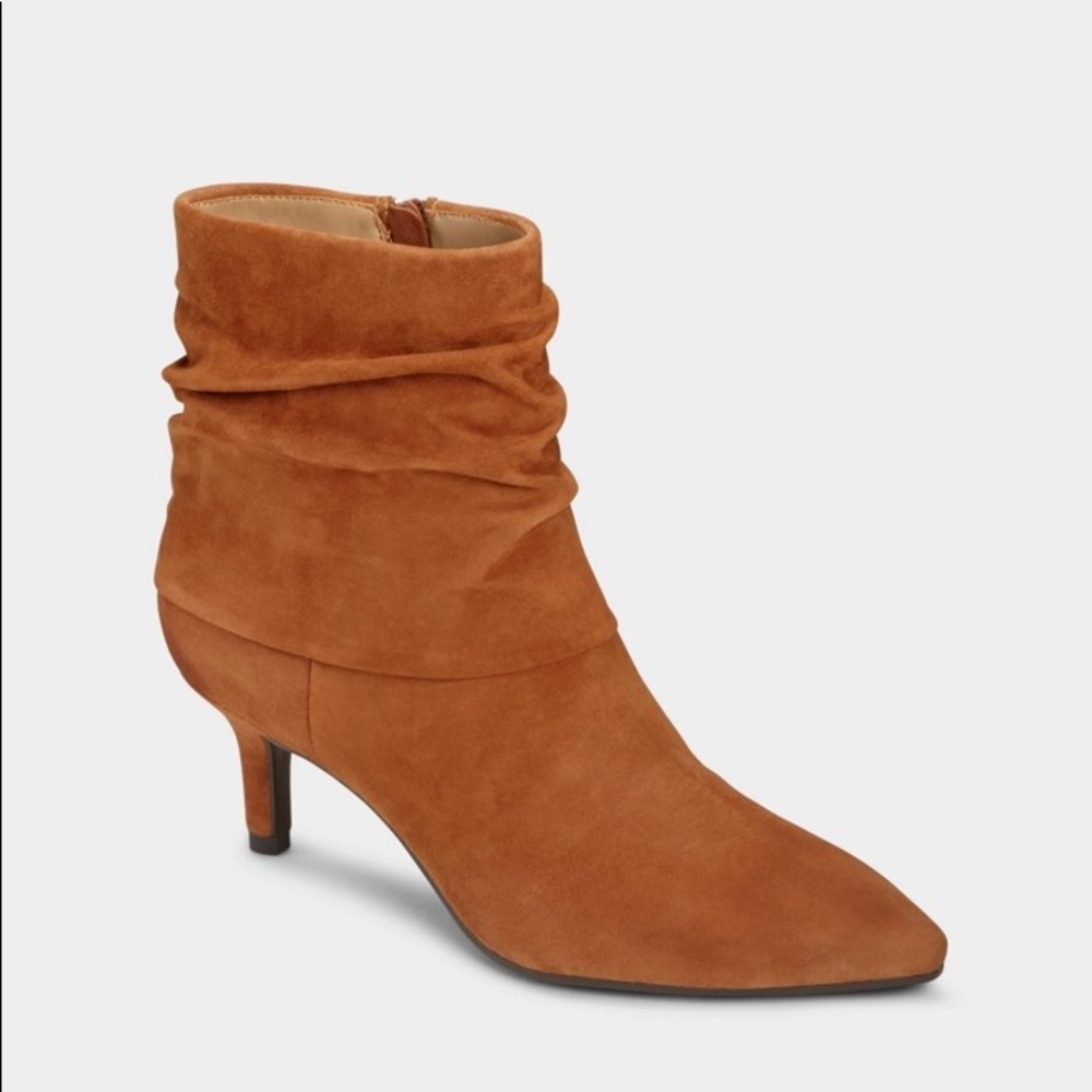 Women suede booties